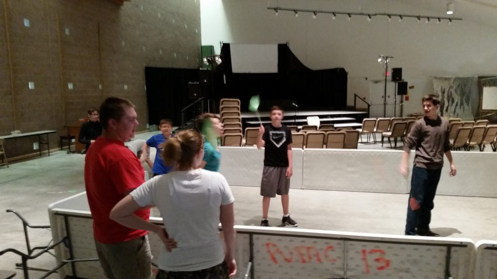 Parker UMC Youth group game