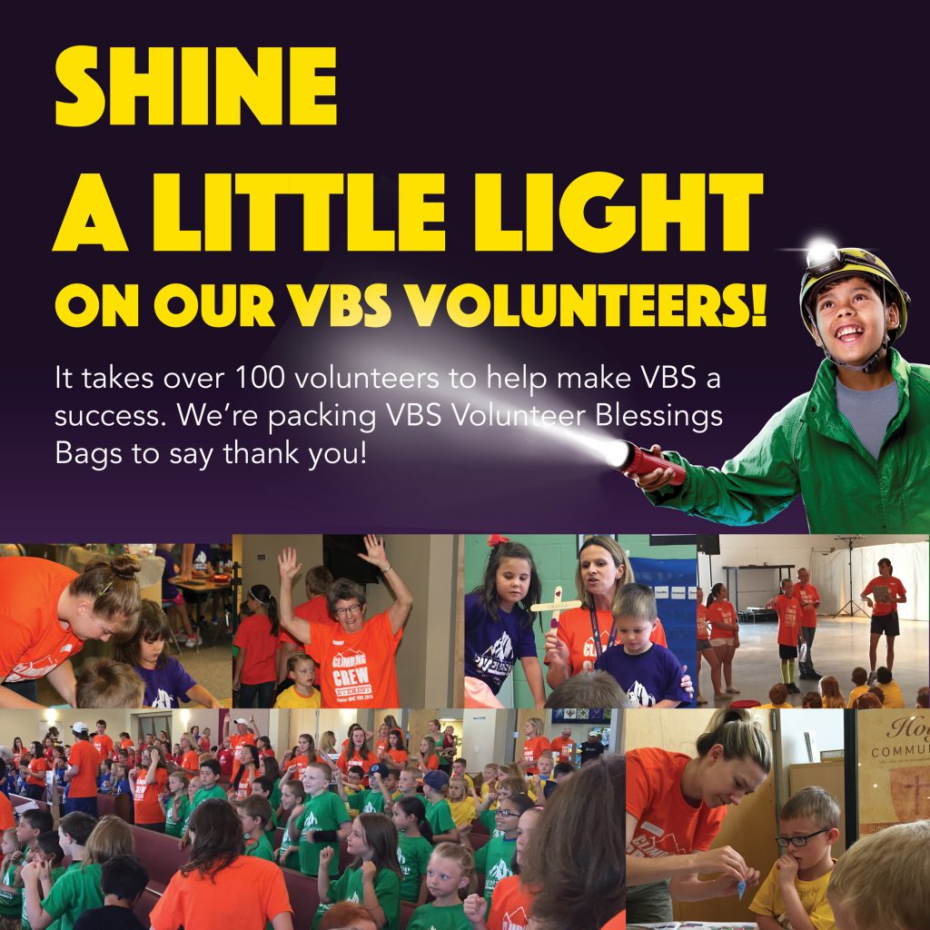 VBS Volunteer appreciation graphic