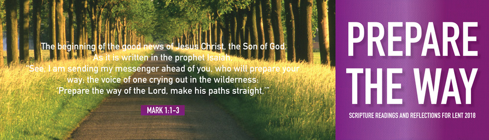 Prepare the Way artwork with scripture verse Mark 1:1-3